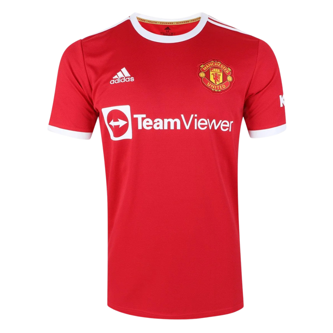 Camisa Manchester United I 2021/2022 - Retrô Adidas - Vermelha