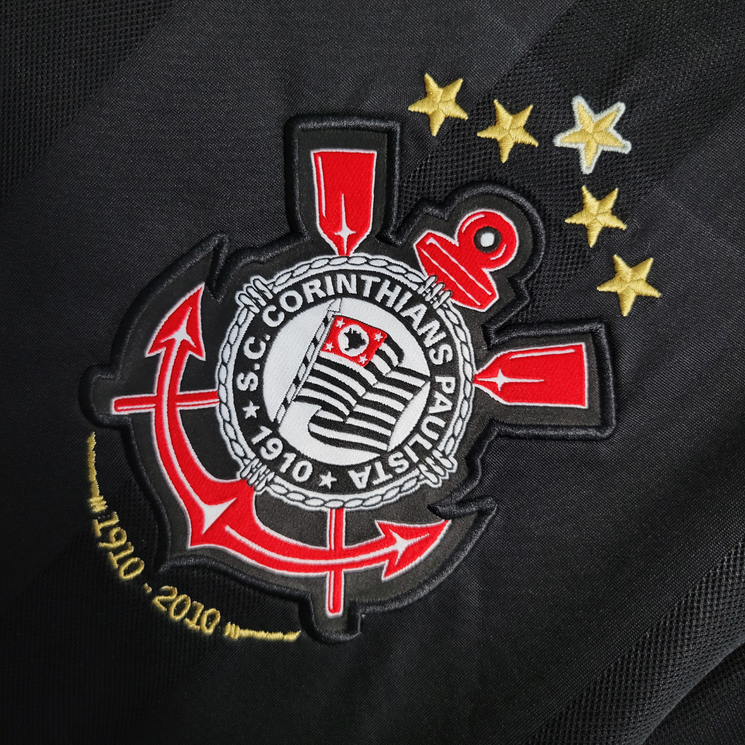 Camisa Corinthians II 2010 - Retrô Nike Masculina - Preta