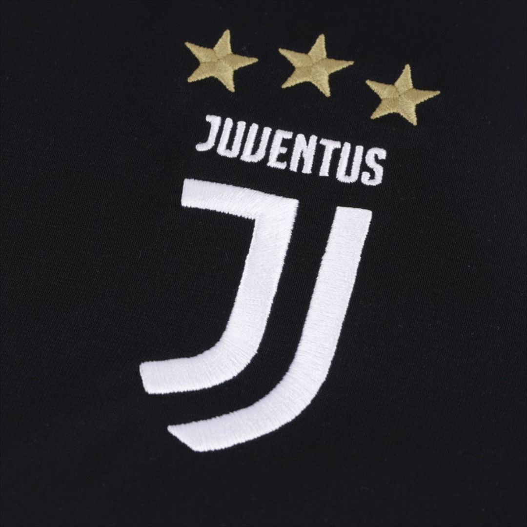 Camisa Juventus I 2019/2020 - Retrô Adidas - Preta e branca com detalhes em rosa