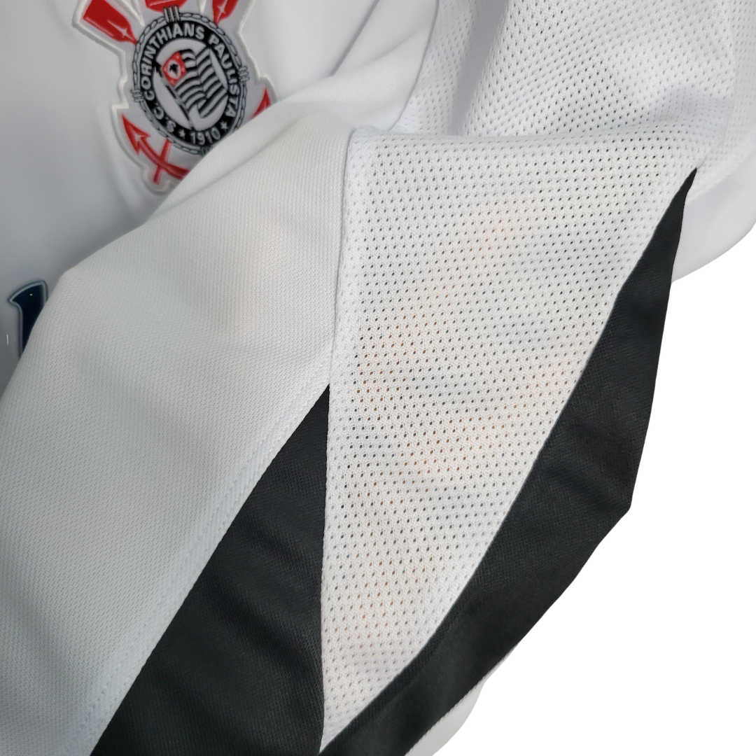 Camisa Corinthians I 2000 Mundial de Clubes - Retrô Topper Masculina - Branca