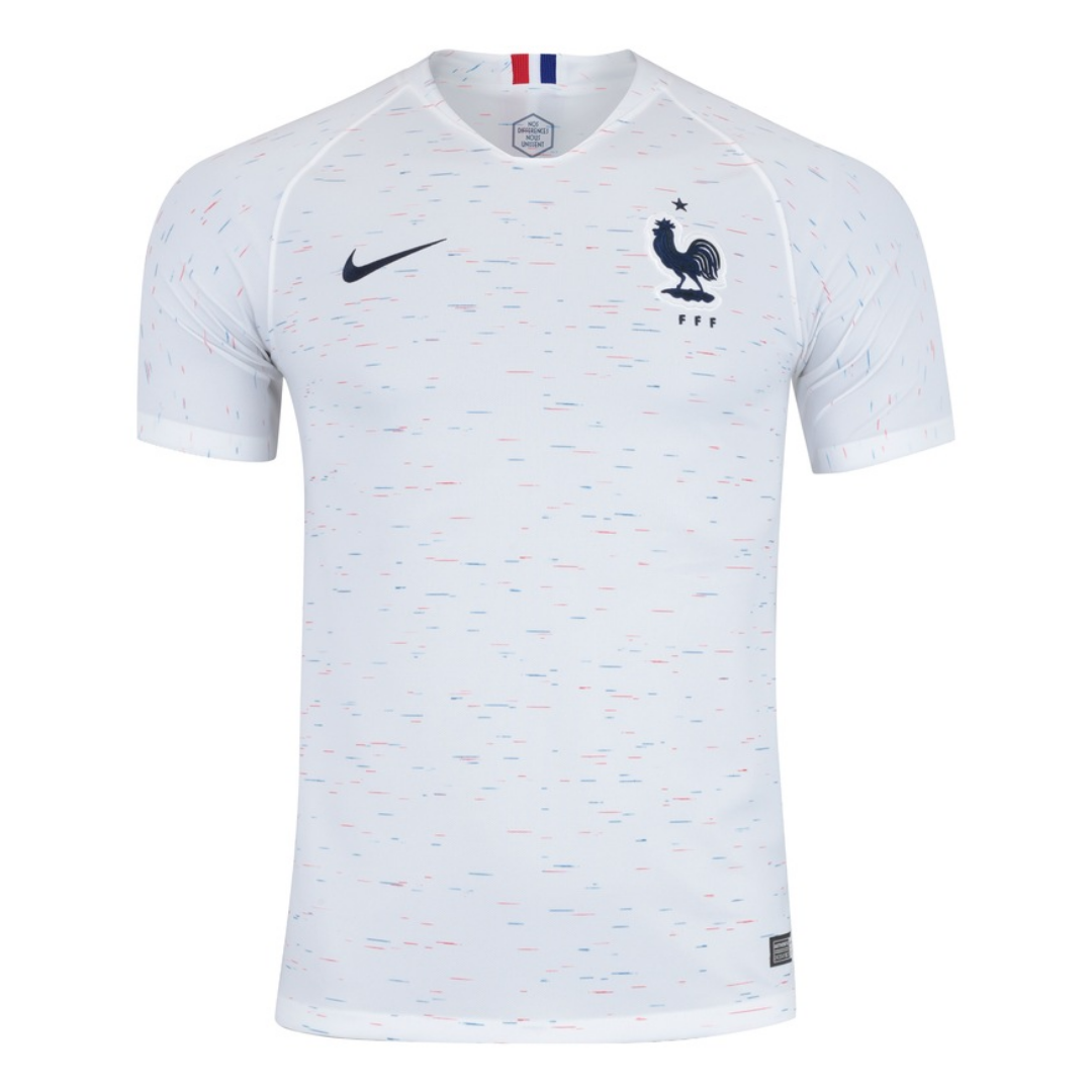 Camisa Seleção da França II 2018 - Retrô Nike - Branca