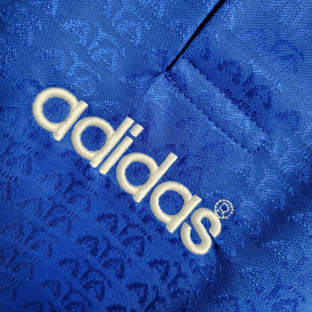 Camisa Seleção da Argentina II 1994 - Retrô Adidas - Azul com detalhes em preto