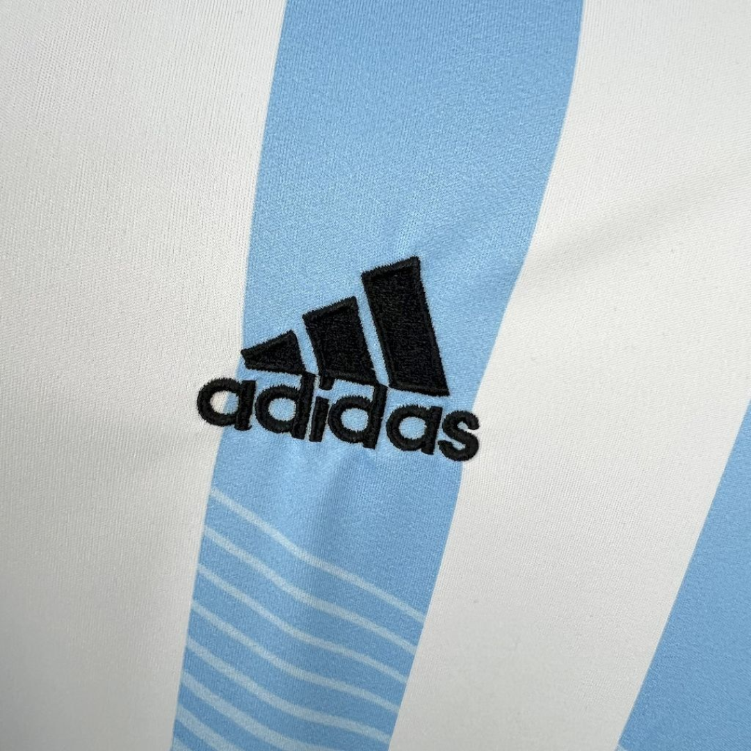 Camisa Seleção da Argentina I 2014 - Retrô Adidas - Azul e branca