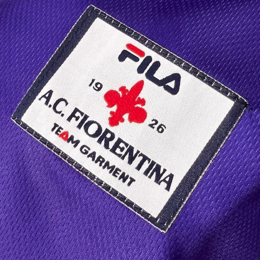 Camisa Fiorentina I 1999/2000 - Retrô Fila - Roxa e branca