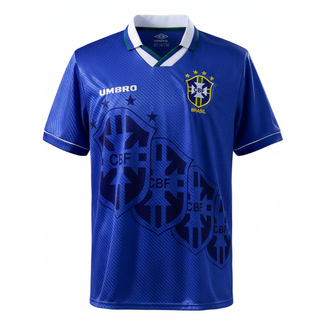 Camisa Seleção Brasileira II 1994 - Retrô Umbro - Azul