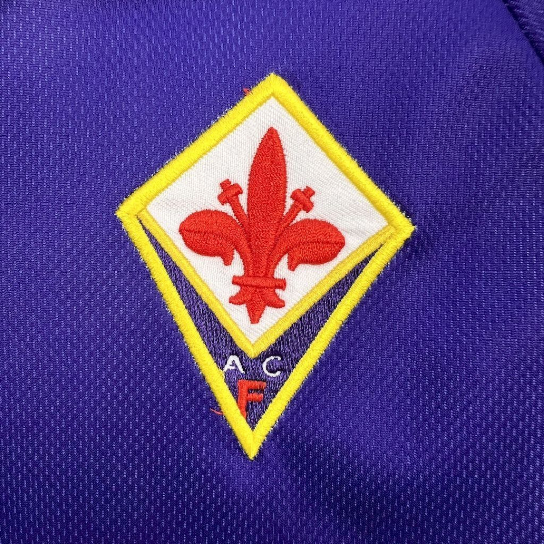 Camisa Fiorentina I 1999/2000 - Retrô Fila - Roxa e branca