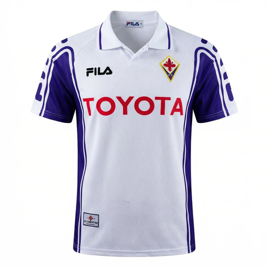 Camisa Fiorentina II 1999/2000 - Retrô Fila - Branca e roxa