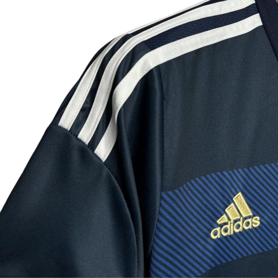 Camisa Seleção da Argentina II 2014 - Retrô Adidas - Azul com detalhes em bege e branco