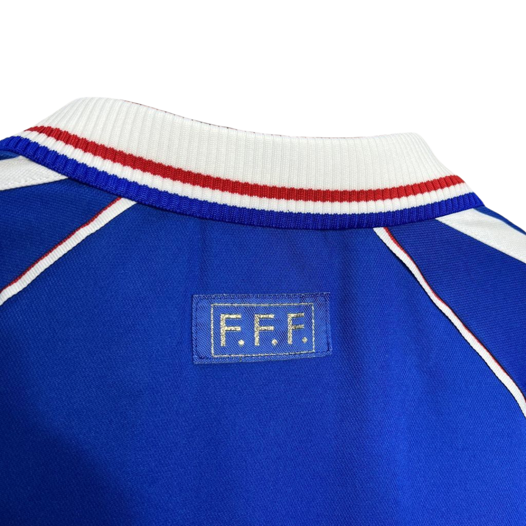 Camisa Seleção da França I 1998 - Retrô Adidas - Azul