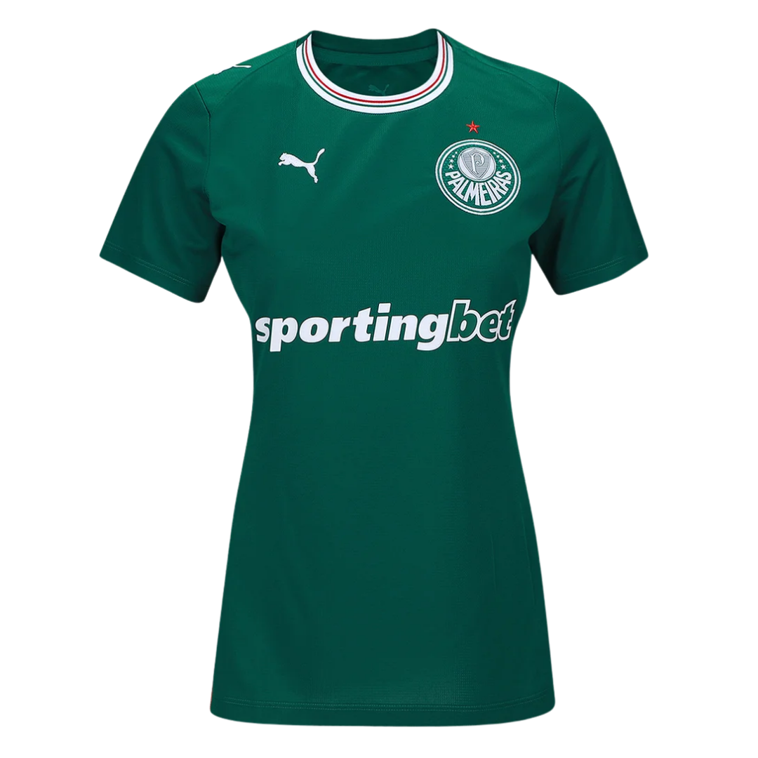 Camisa Palmeiras I 26/27 - Torcedor Puma Feminina - Verde