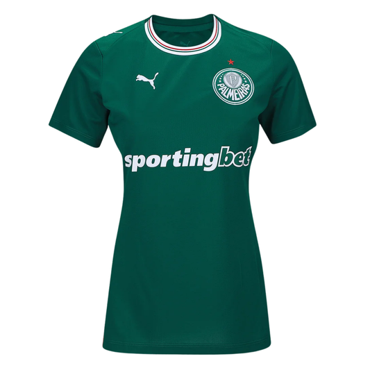 Camisa Palmeiras I 26/27 - Torcedor Puma Feminina - Verde