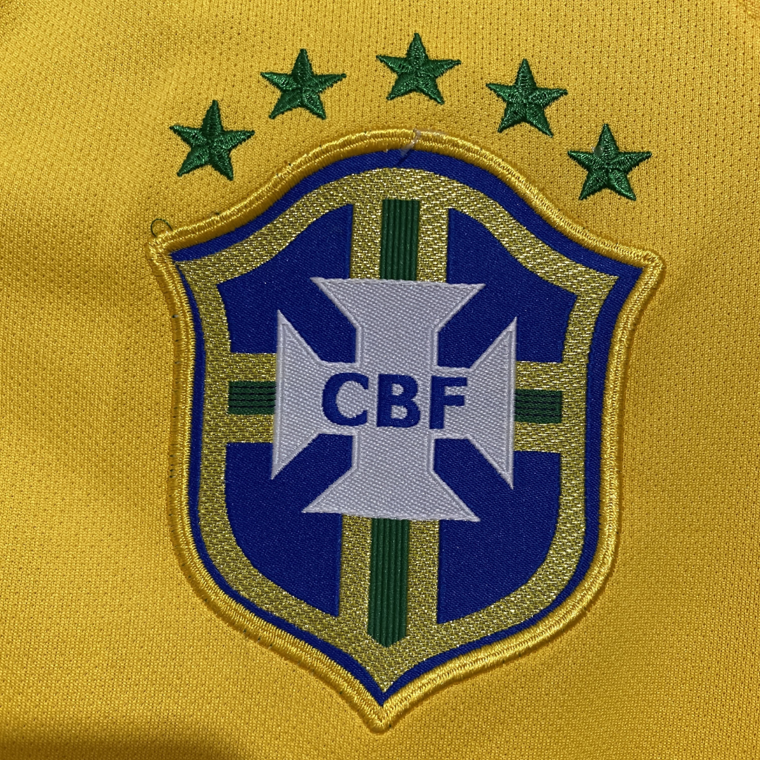 Camisa Seleção Brasileira I 2014 - Retrô Nike - Amarela
