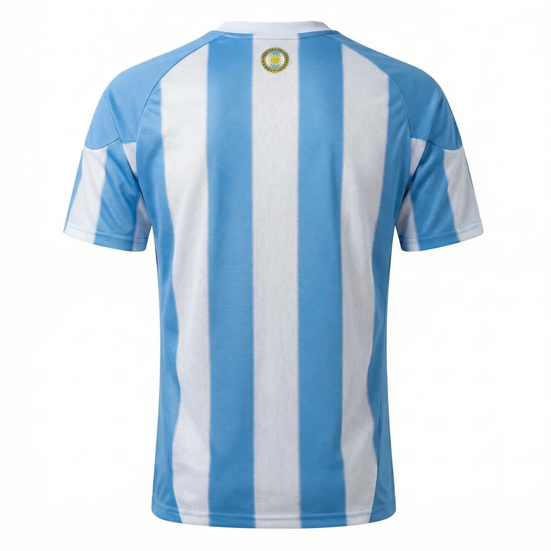 Camisa Seleção da Argentina I 2010 - Retrô Adidas - Azul e branca