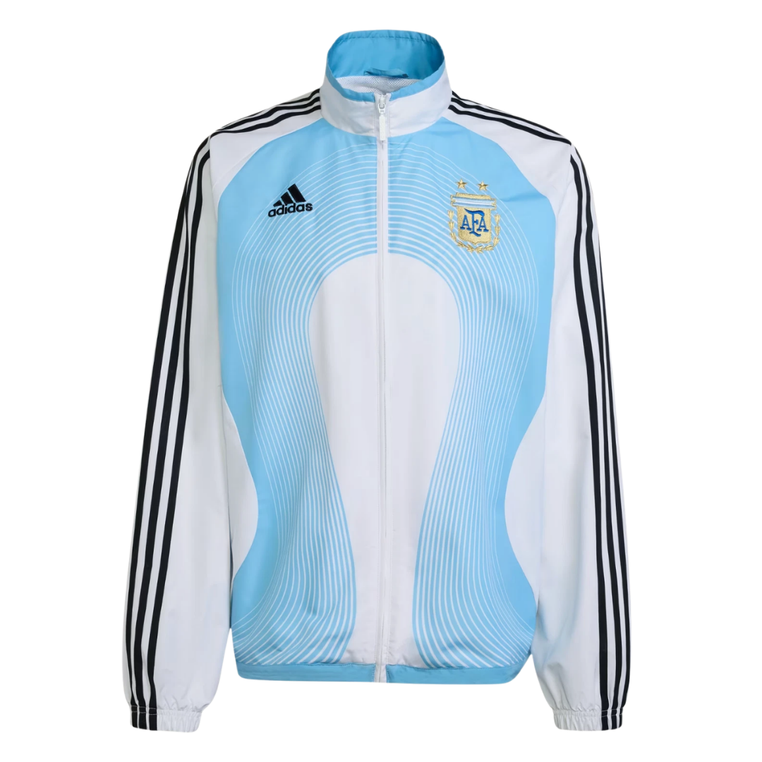 Jaqueta Seleção da Argentina I 2006 - Retrô Adidas - Azul e branco