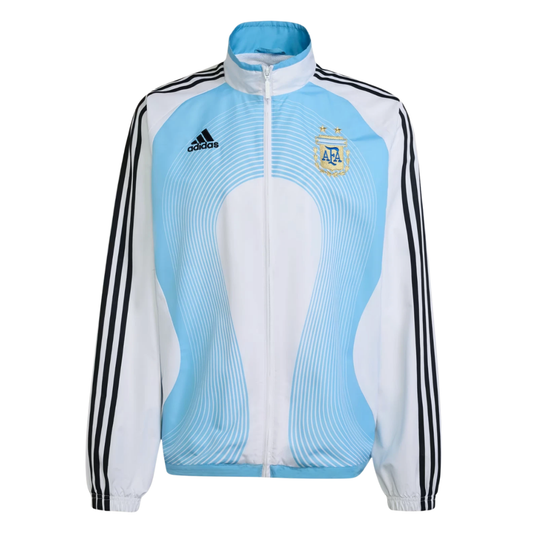 Jaqueta Seleção da Argentina I 2006 - Retrô Adidas - Azul e branco