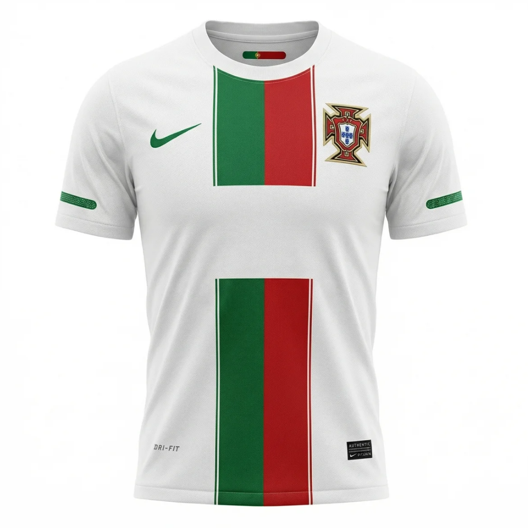 Camisa Seleção de Portugal II 2010 - Retrô Nike - Branca