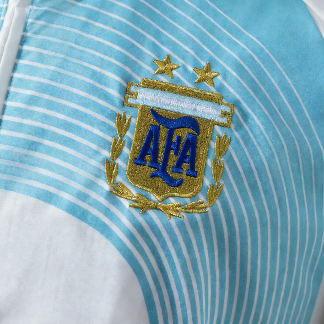 Jaqueta Seleção da Argentina I 2006 - Retrô Adidas - Azul e branco