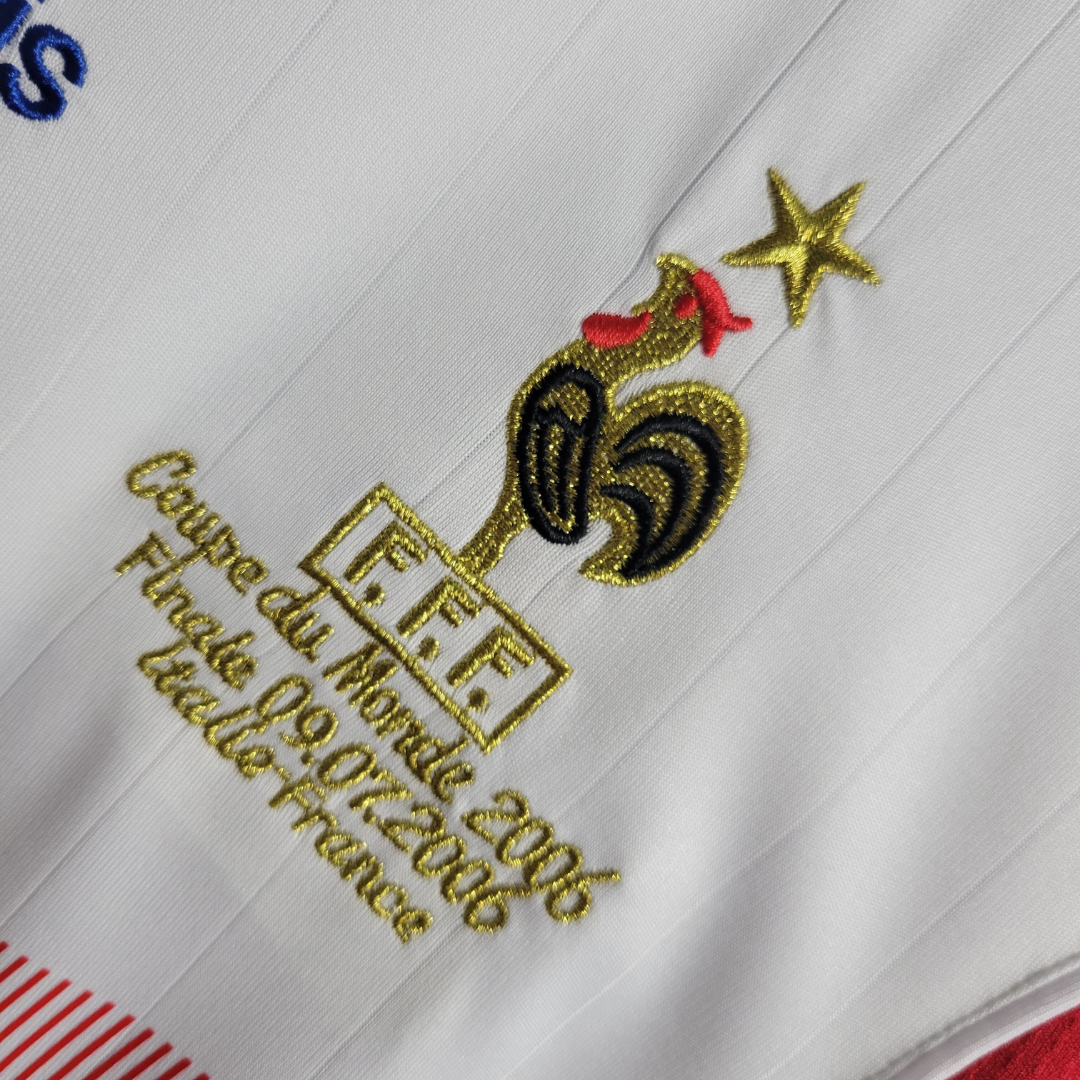 Camisa Seleção da França II 2006 - Retrô Adidas - Branca