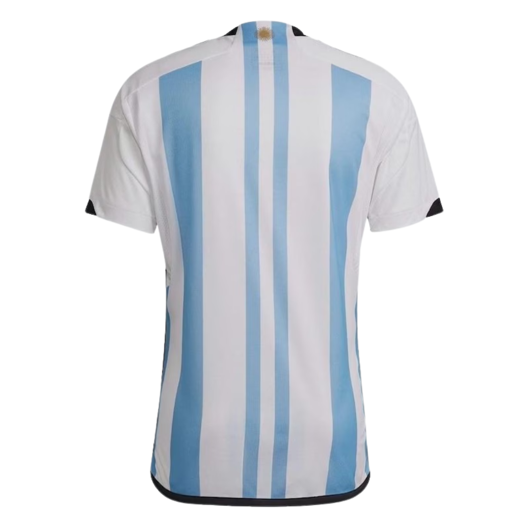 Camisa Seleção da Argentina I 2022 - Retrô Adidas - Azul e branca