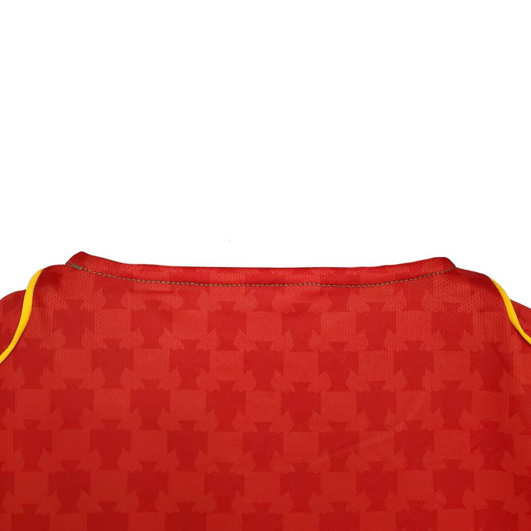 Camisa Seleção de Portugal I 2004 - Retrô Nike - Vermelha com detalhes em amarelo e verde