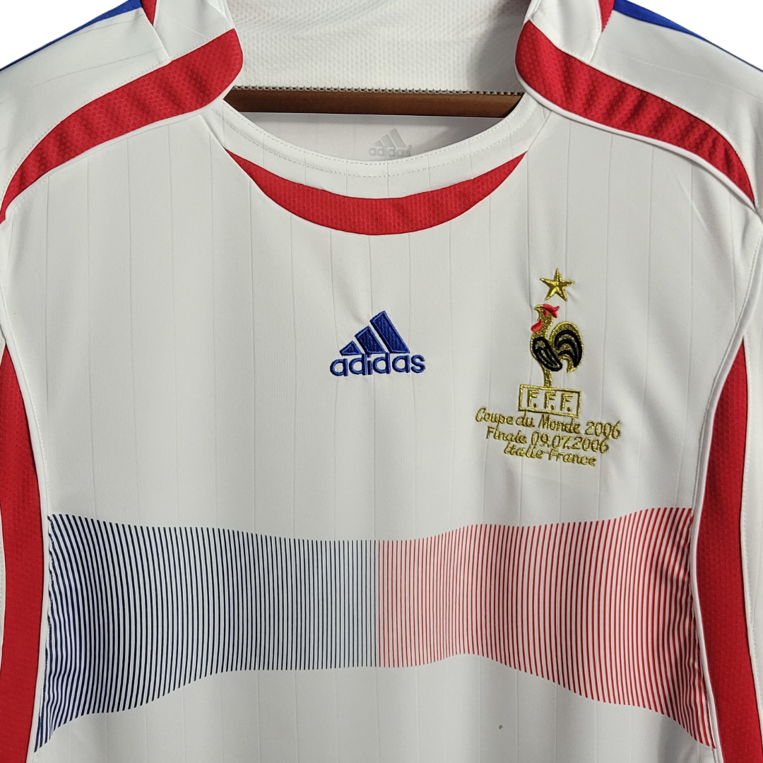 Camisa Seleção da França II 2006 - Retrô Adidas - Branca