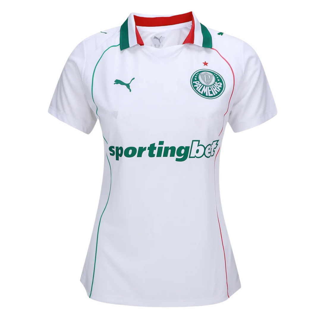 Camisa Palmeiras II 26/27 - Torcedor Puma Feminina - Branca