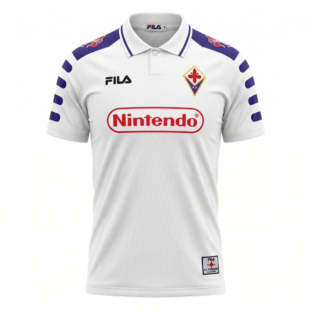 Camisa Fiorentina II 1998 - Retrô Fila - Branca