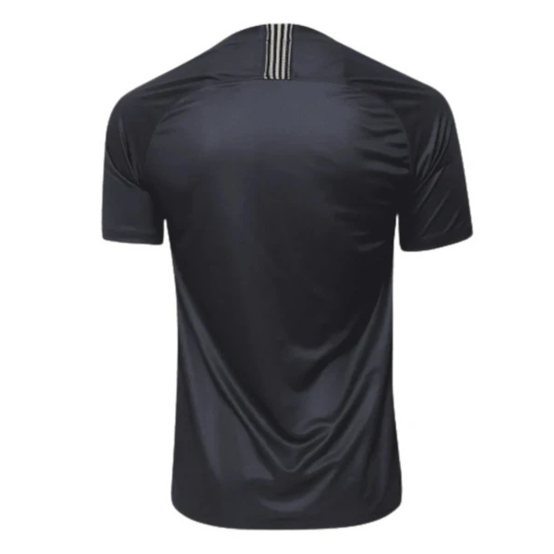 Camisa Corinthians III 2018/19 | Edição Comemorativa Ayrton Senna - Retrô Nike Masculina - Preta com detalhes dourados