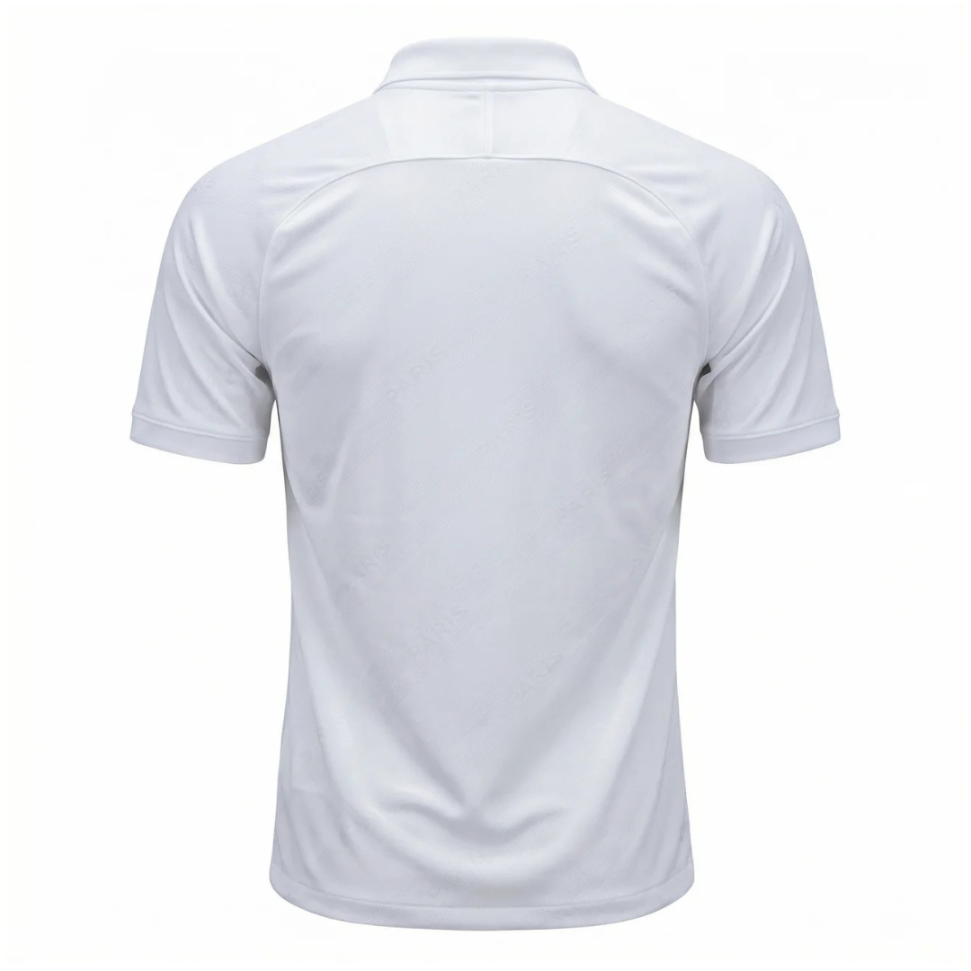 Camisa Paris Saint-Germain II 2019/2020 - Retrô Nike - Branca com detalhes em vermelho e azul