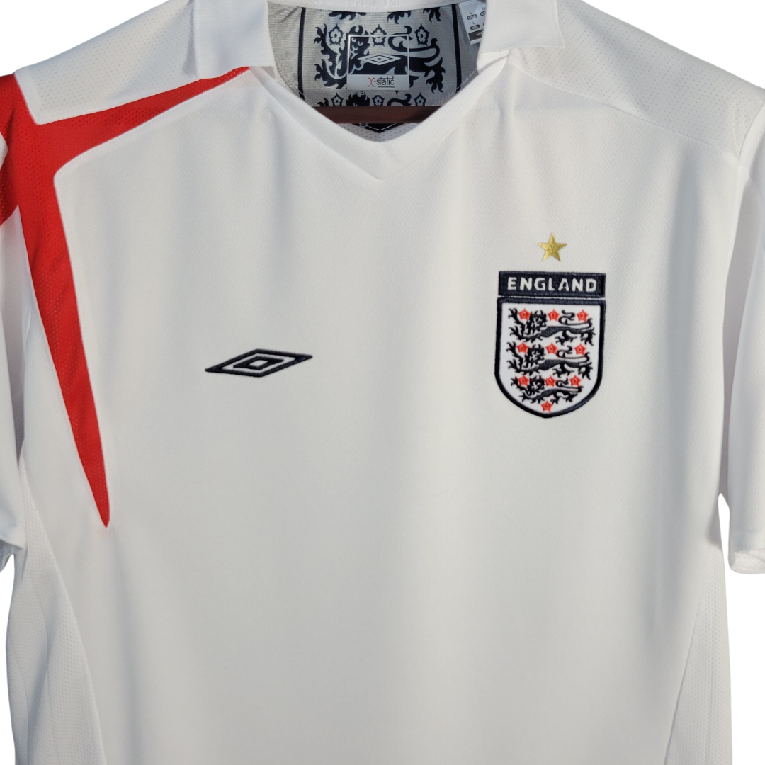 Camisa Seleção da Inglaterra 2006 - Retrô Umbro - Branca