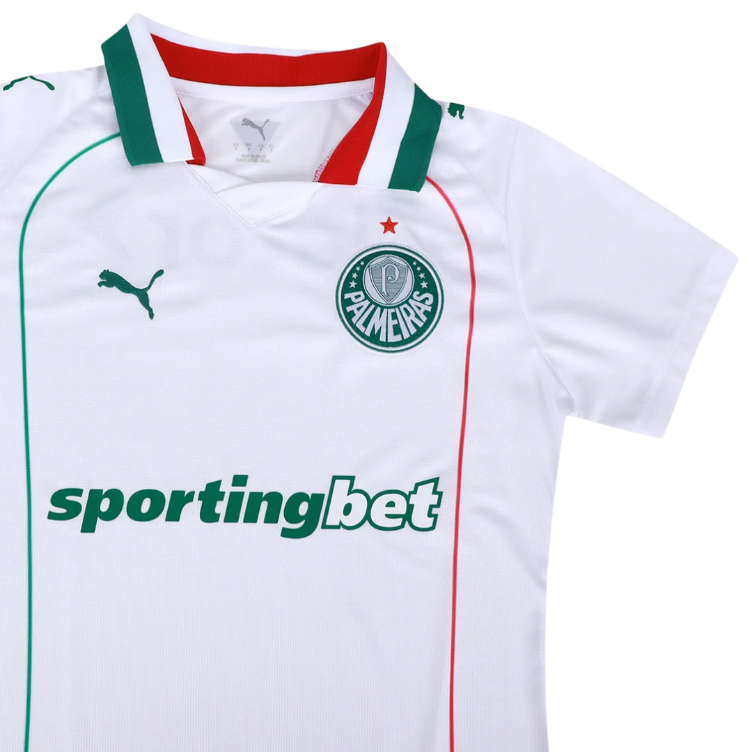 Camisa Palmeiras II 26/27 - Torcedor Puma Feminina - Branca