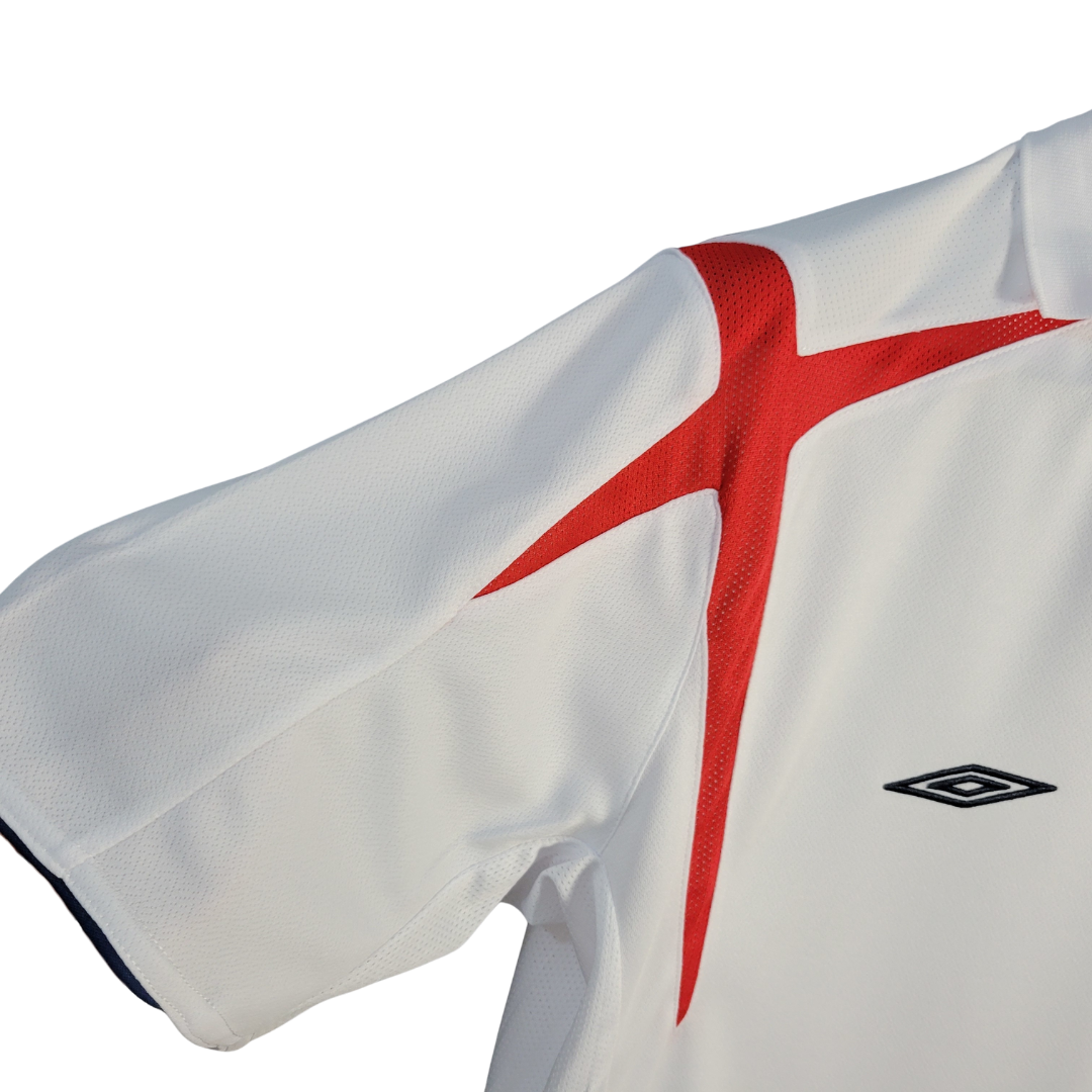 Camisa Seleção da Inglaterra 2006 - Retrô Umbro - Branca