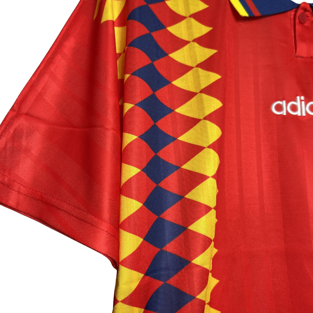 Camisa Seleção da Espanha I 1994 - Retrô Adidas - Vermelha