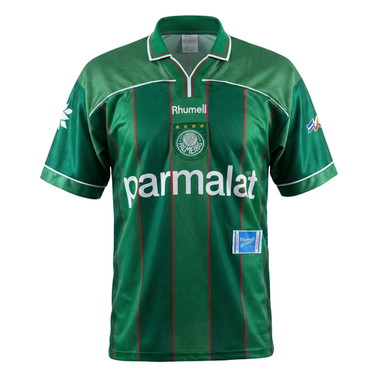 Camisa Palmeiras I 1999 - Retrô Rhumell - Verde