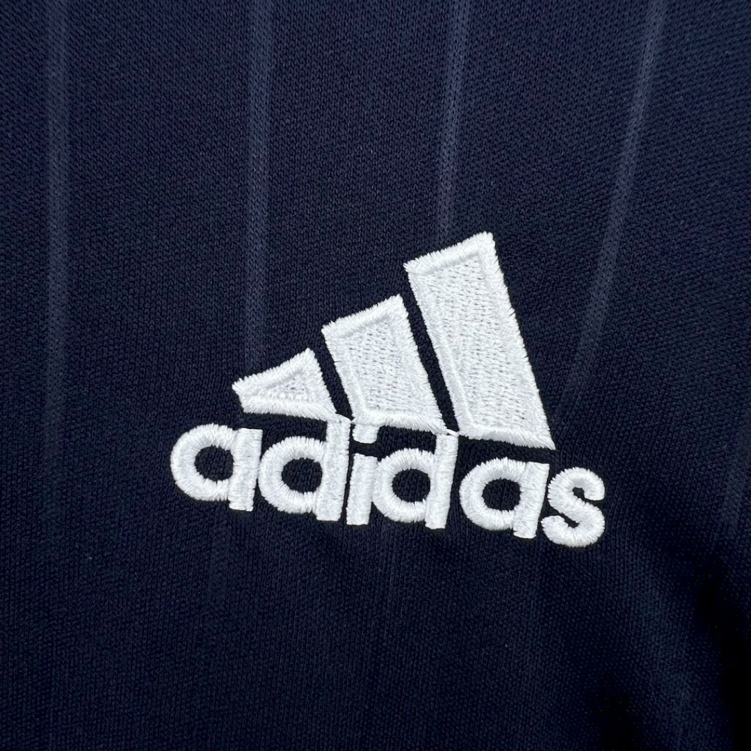 Camisa Seleção da Argentina II 2006 Manga Longa - Retrô Adidas - Azul escuro com detalhes em azul claro