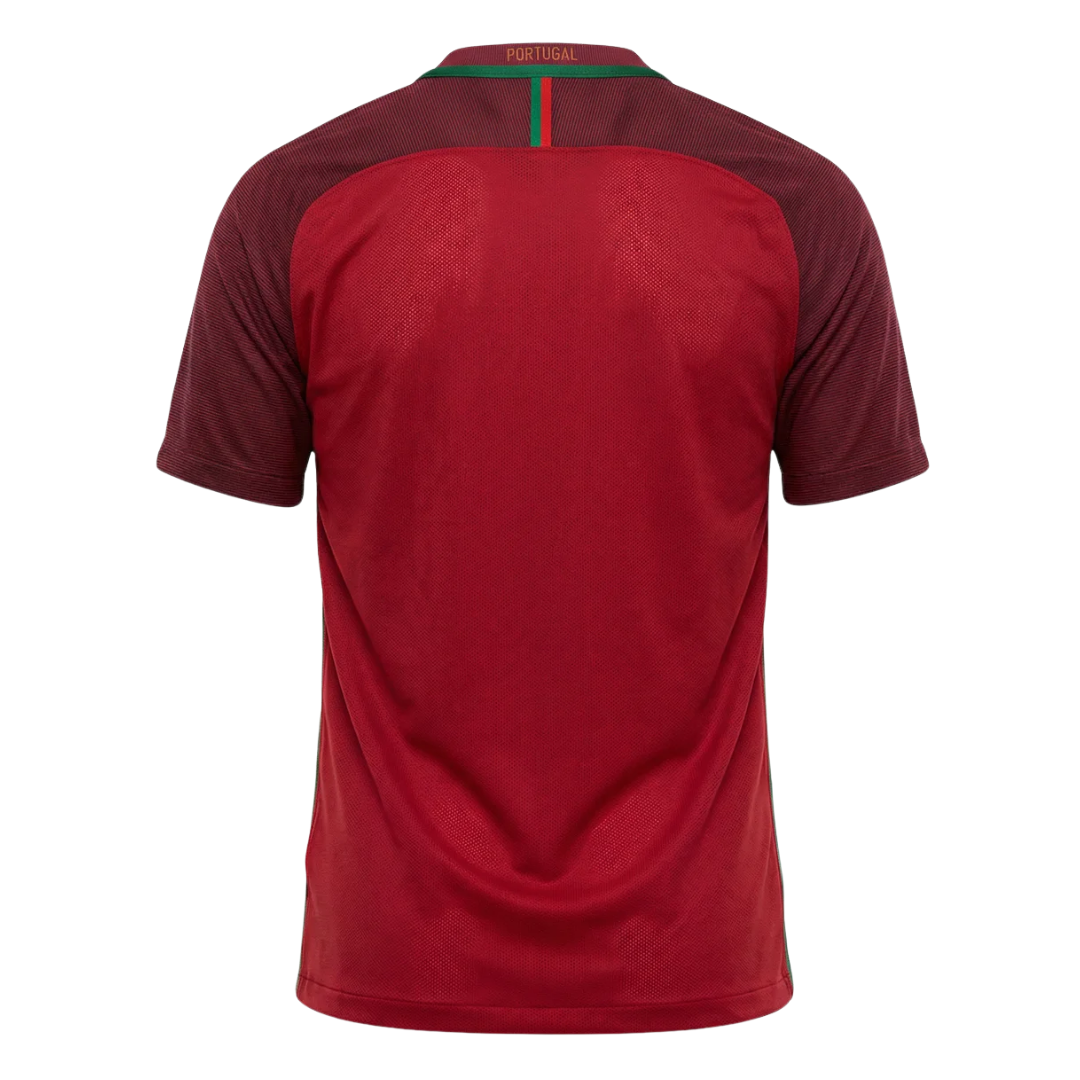 Camisa Seleção de Portugal I 2018 - Retrô Nike - Vermelha com detalhes em verde