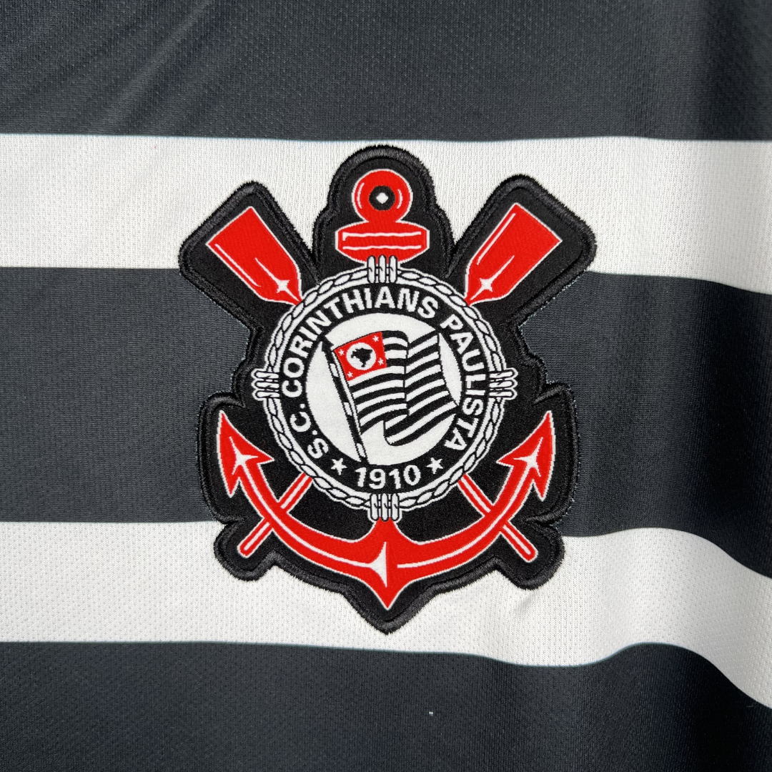 Camisa Corinthians II 2015/16 - Retrô Nike Masculina - Preta com detalhes em branco