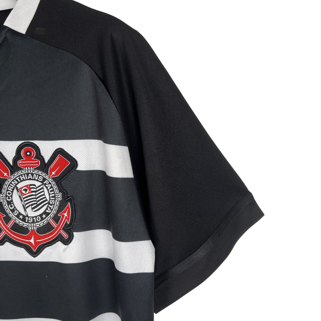 Camisa Corinthians II 2015/16 - Retrô Nike Masculina - Preta com detalhes em branco