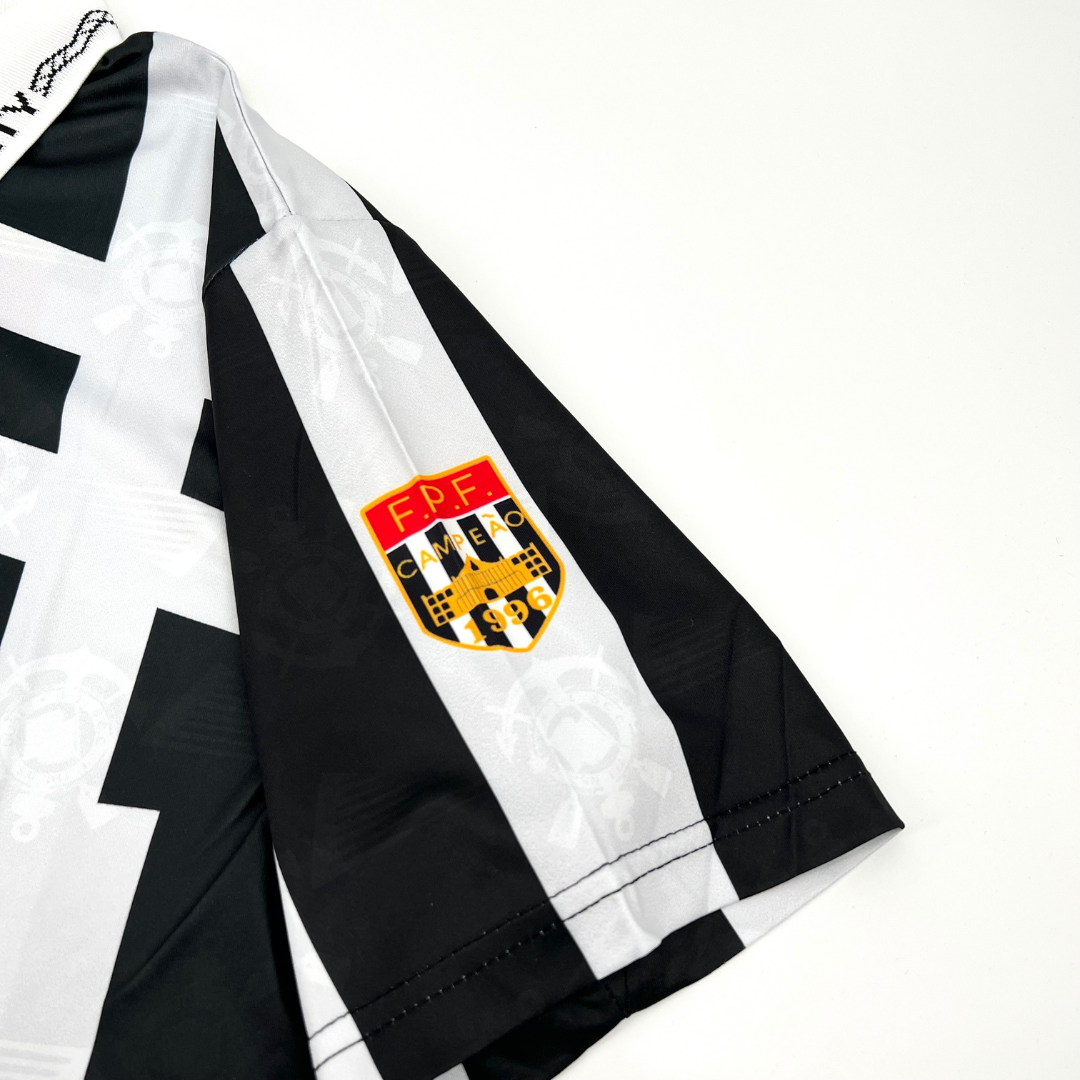 Camisa Corinthians III 1992 - Retrô Penalty Masculina - Preta com detalhes em branco