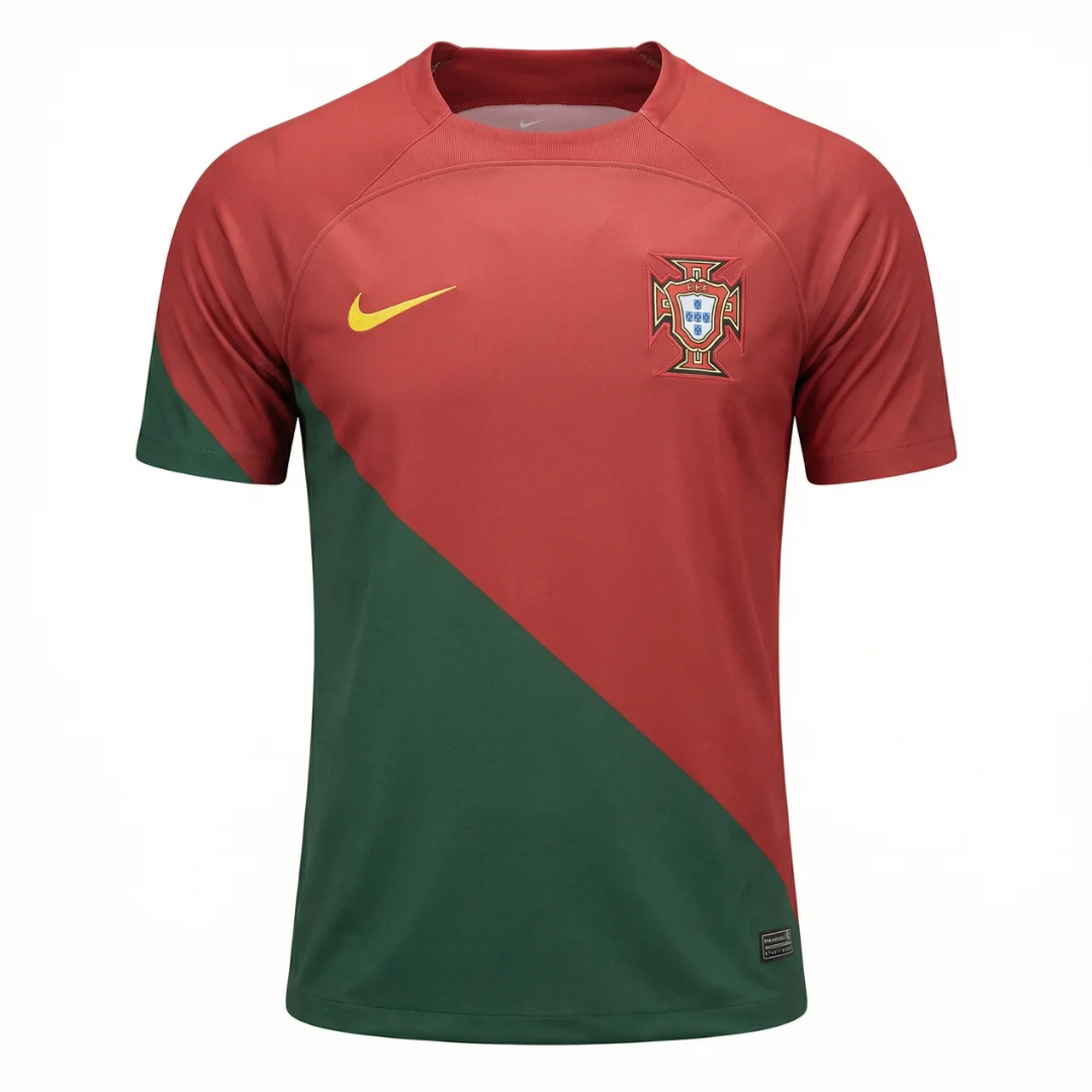 Camisa Seleção de Portugal I 2022 - Retrô Nike - Vermelha e verde