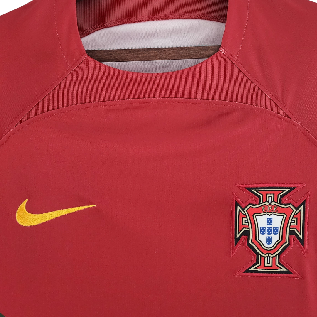 Camisa Seleção de Portugal I 2022 - Retrô Nike - Vermelha e verde
