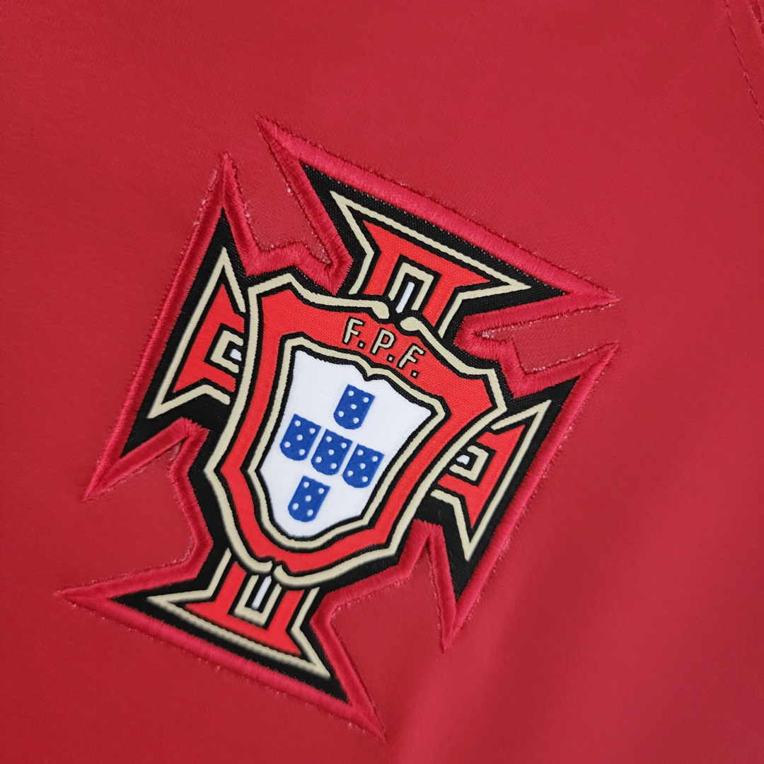 Camisa Seleção de Portugal I 2022 - Retrô Nike - Vermelha e verde