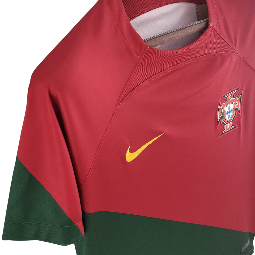 Camisa Seleção de Portugal I 2022 - Retrô Nike - Vermelha e verde