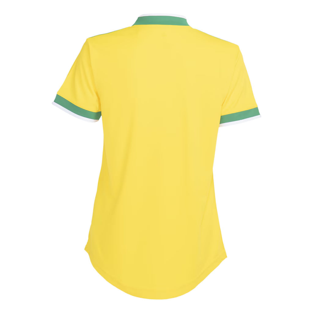Camisa Flamengo Edição Especial Copa do Mundo 2026 - Torcedor Feminina Verde e Amarela