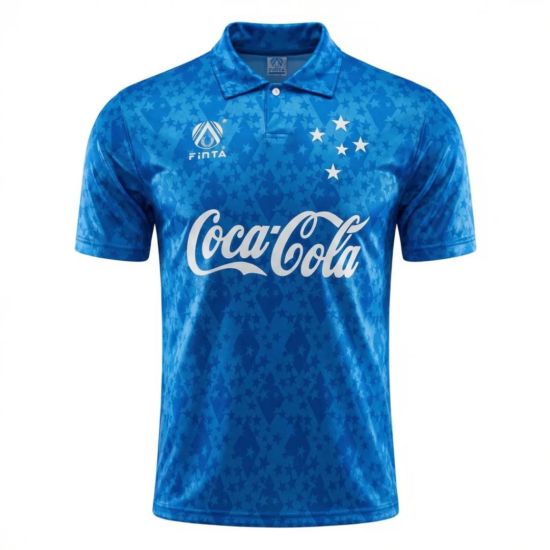 Camisa Cruzeiro I 1993/1994 - Retrô Finta - Azul