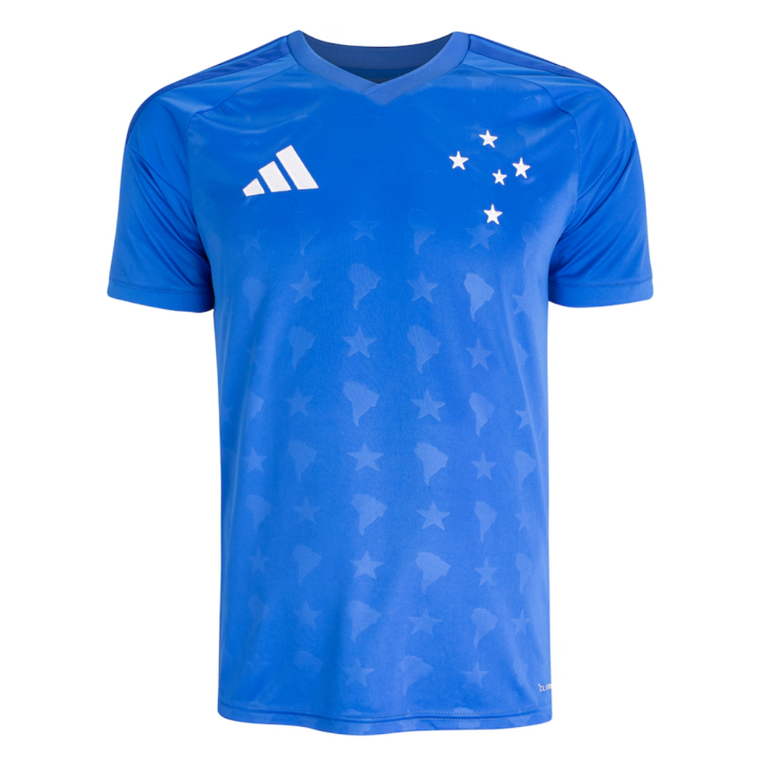 Camisa Cruzeiro I 26/27 - Torcedor Adidas Masculina - Azul