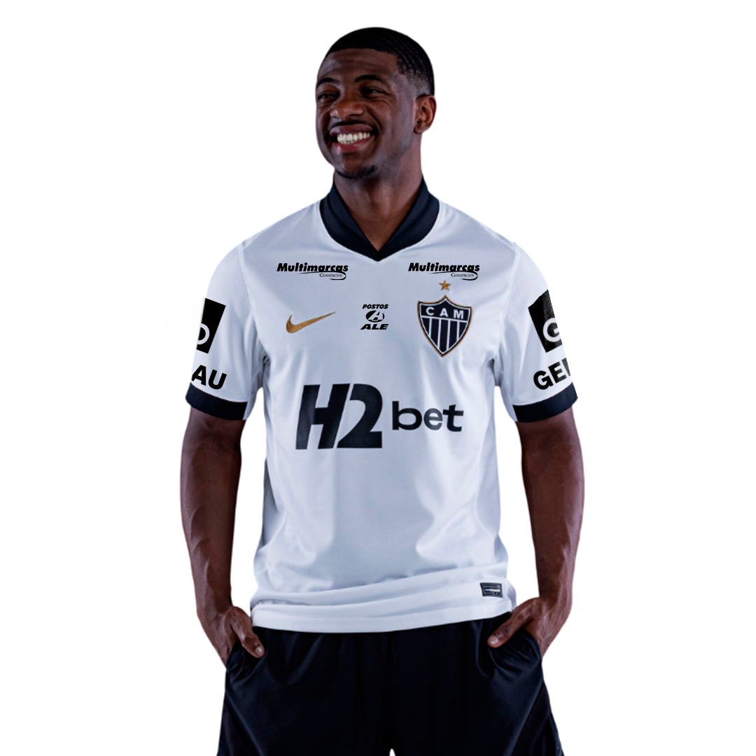 Camisa Atlético Mineiro II 2026/2027 - Torcedor Masculina com Todos os Patrocínios