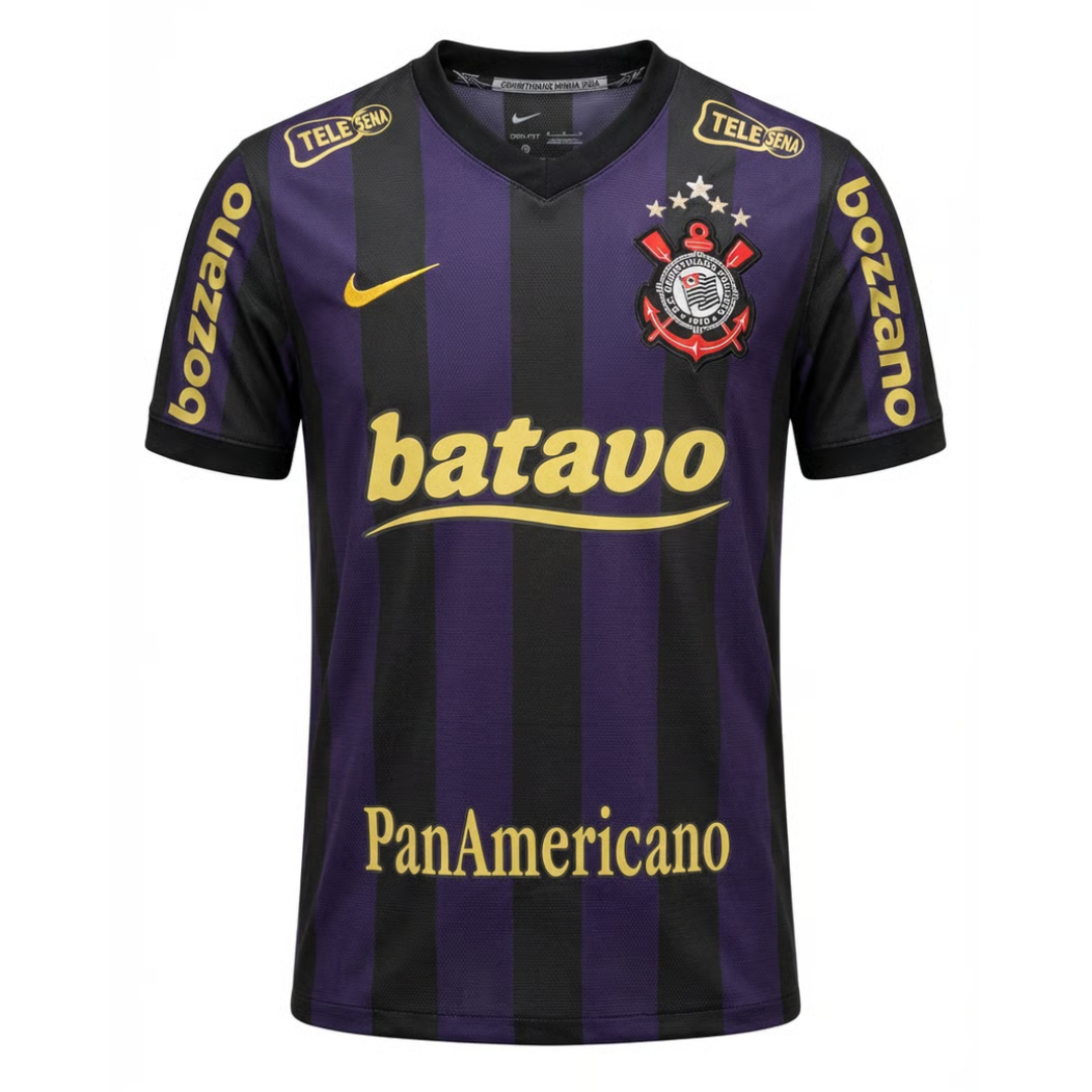 Camisa Corinthians II 2009 - Retrô Nike Masculina - Roxa