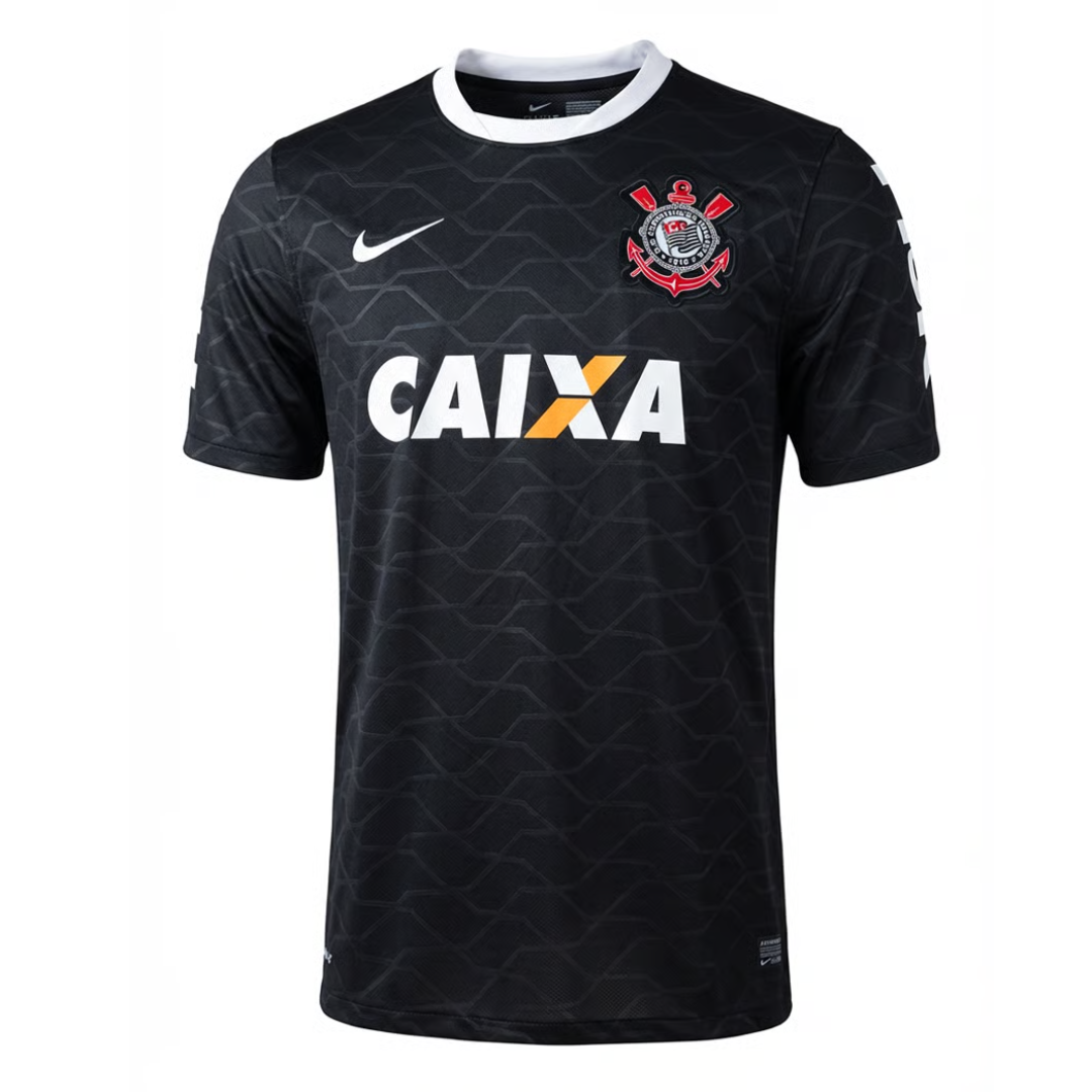 Camisa Corinthians II 2012 - Retrô Nike Masculina - Preta