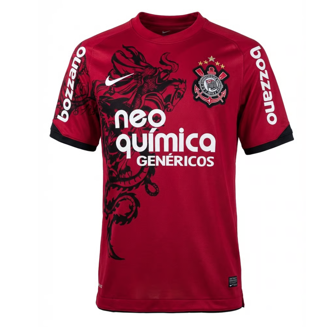 Camisa Corinthians III 2011 | Edição Especial São Jorge - Retrô Nike Masculina - Grená